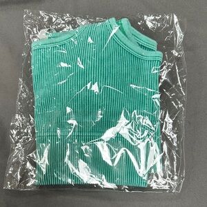 Teal Ribbed Women's Bra